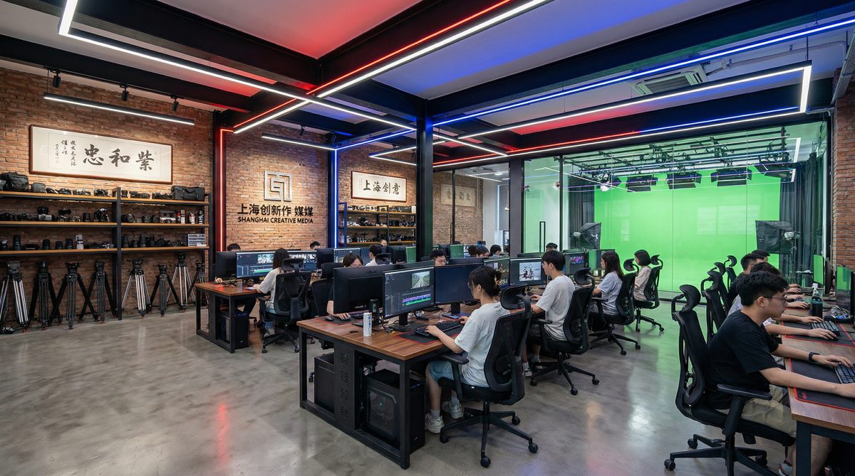 精神小妹影视传媒公司办公室